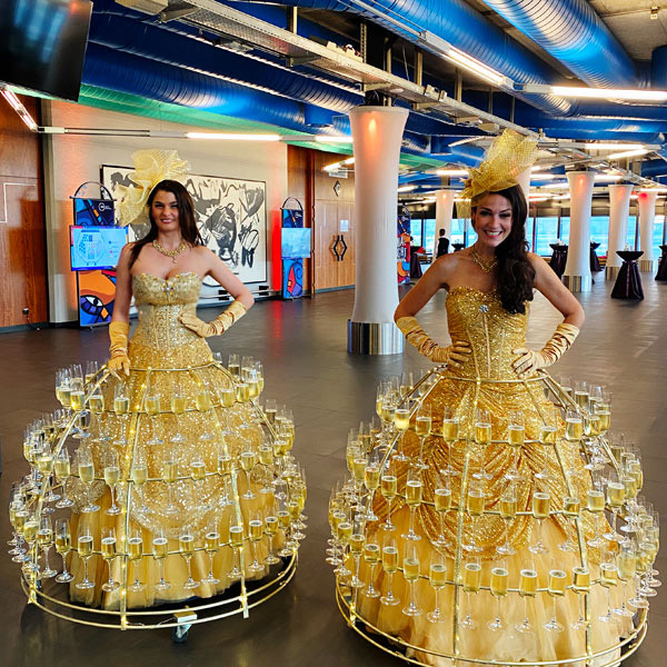 Robes à coupes de champagne Suisse