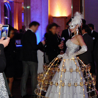 Hôtesse Robe à champagne hôtel POTOCKI