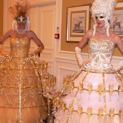Marquises avec du champagne hôtel Tiara Chantilly