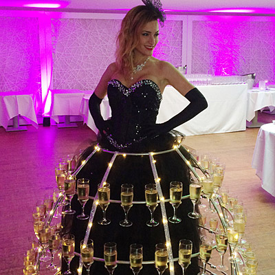 Robe Festivité Champagne à la Maison Blanche