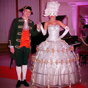 Femme Champagne Nouvel An Château Hôtel Mont Royal Chantilly