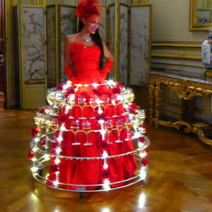 La robe à champagne au Shangri-La Hôtel