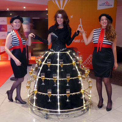 Robe à Champagne au Novotel Bagnolet