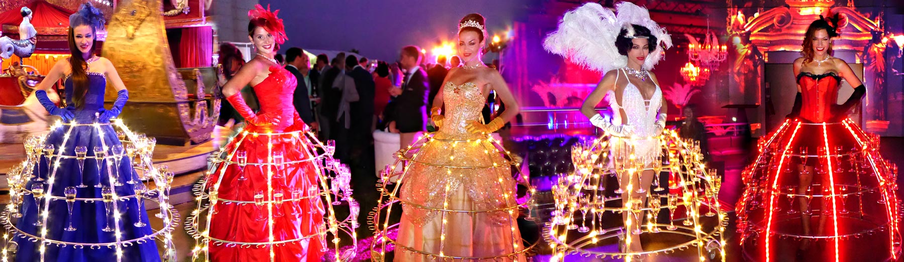 dame porteuse de Robe à champagne