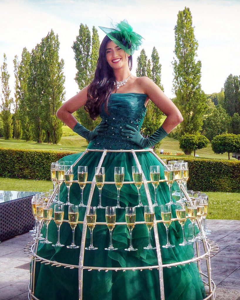 Robe à champagne - Princesse verte - Bullissime