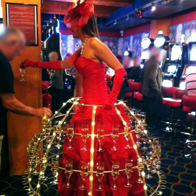 Princesse Champagne animation CASINO BARRIERE